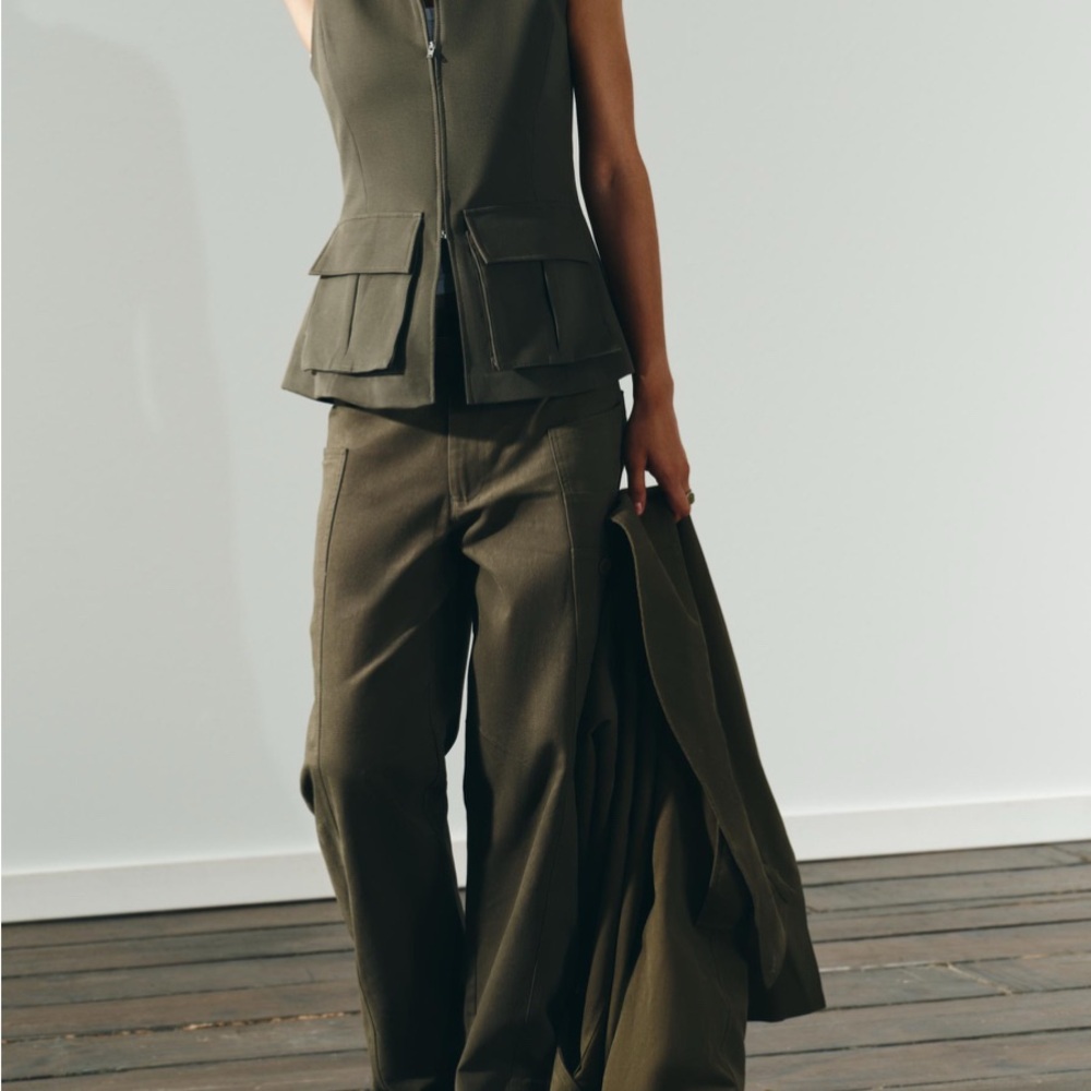 NEW Zara Olive Green Women's Top
